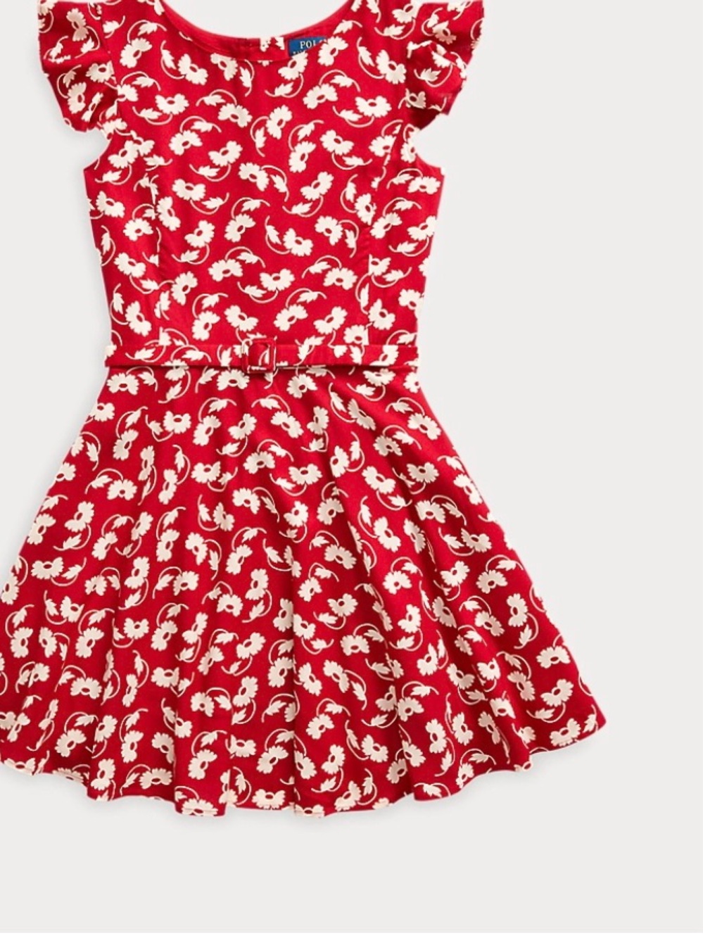 Polo by Ralph Lauren girls floral belted Dress